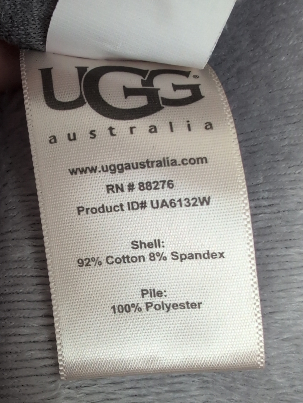 UGG Cozy Gray Funnel Neck Pichot Pullover - Picture 2 of 5